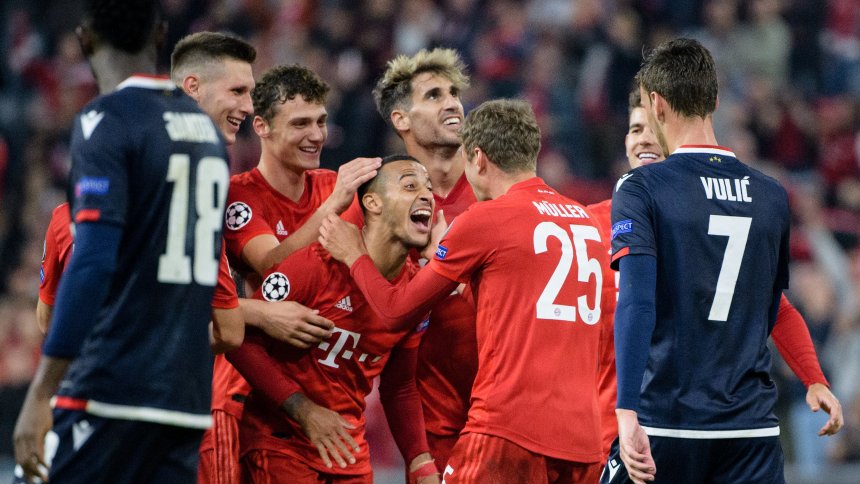 Roter Stern In Guter Laune Vor Dem Spiel Vs Bayern Die Serben Holen 3 Punkte Tribuna Com